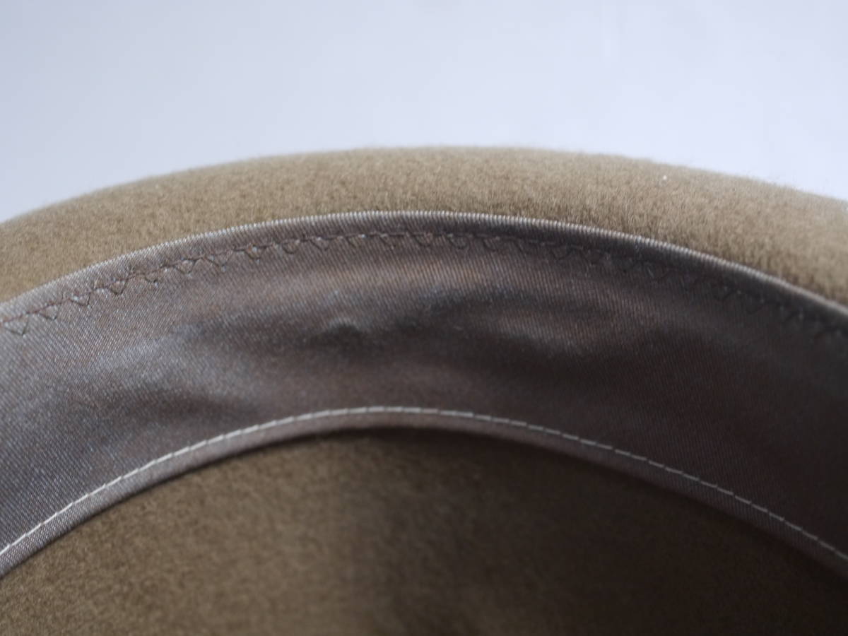 美品 カシラ CA4LA 中折れハット HAT 帽子 58.5cm ウール100％ 日本製 W5_画像7