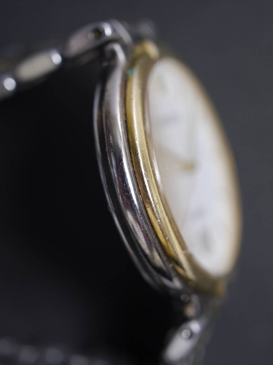  Seiko SEIKO Dolce DOLCE quartz 3 hands Date original belt 5E32-6A80 for man men's wristwatch W184