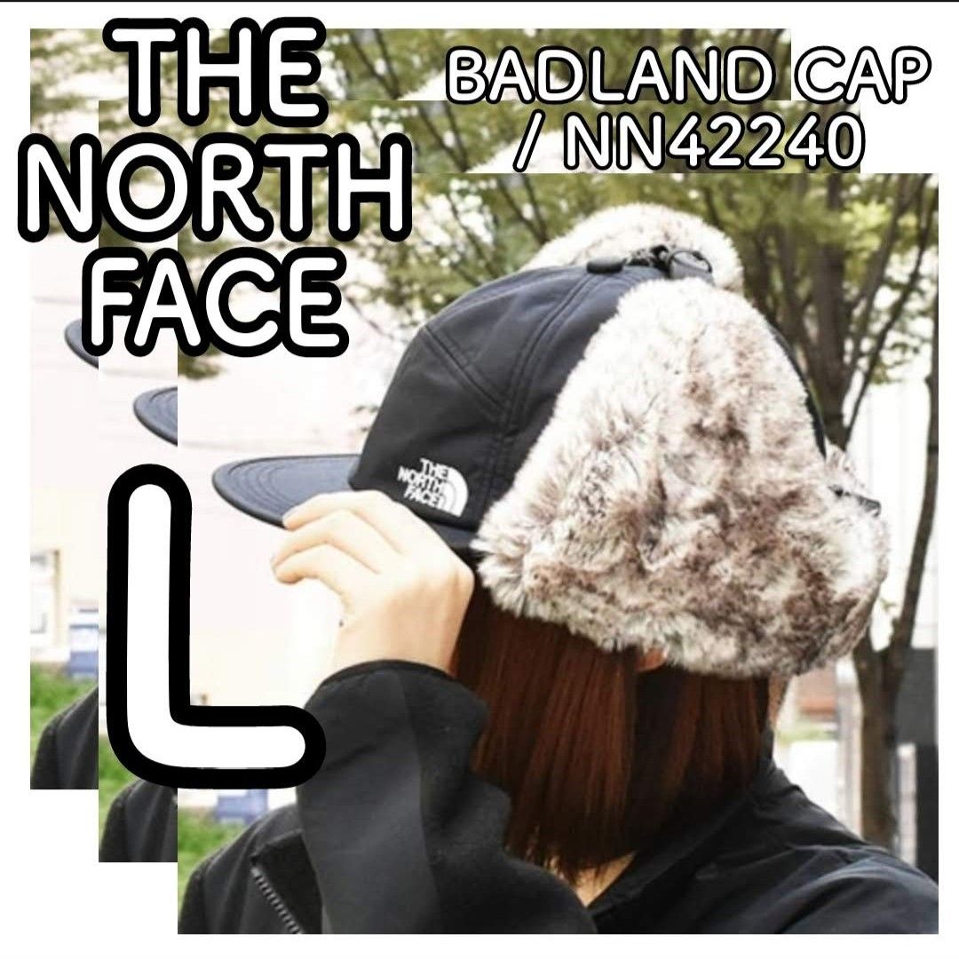 【新品】☆THE NORTH FACE / ノースフェイス バッドランド キャップ BLACK / NN42240★【Lサイズ】