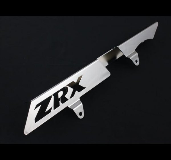 ZRX400 /2 ロゴイリ メッキ チェーンケース 新品 ロゴ入り_画像1