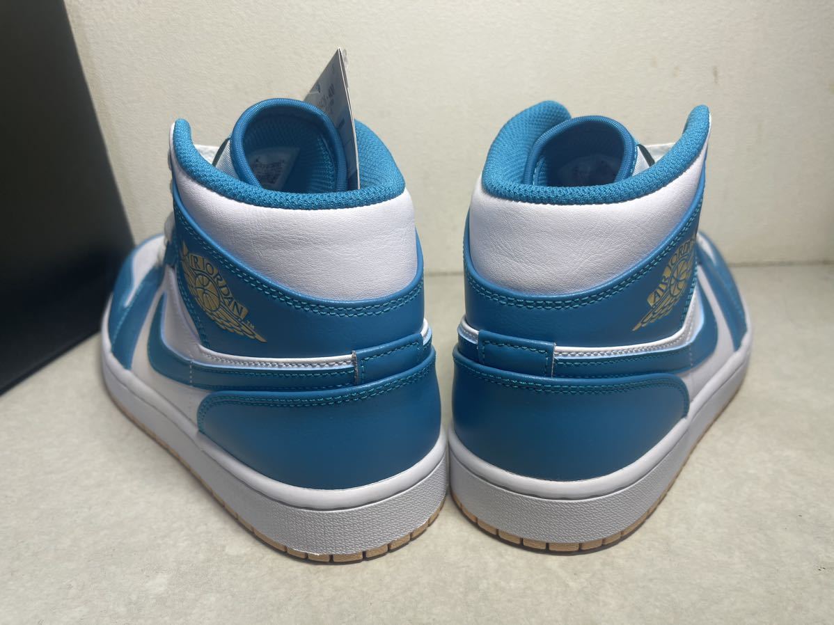 AIR JORDAN 1 MID エア ジョーダン 1 ミッド AQUATONE アクアトーン US9 国内正規 未使用 DQ8426-400_画像4