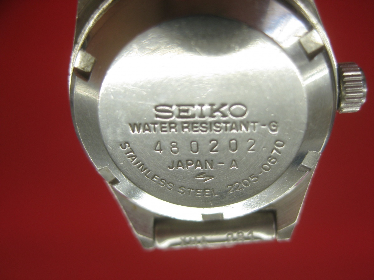 【ハッピー】SEIKO セイコー 腕時計 2205-0670 480202 17石 現状_画像3