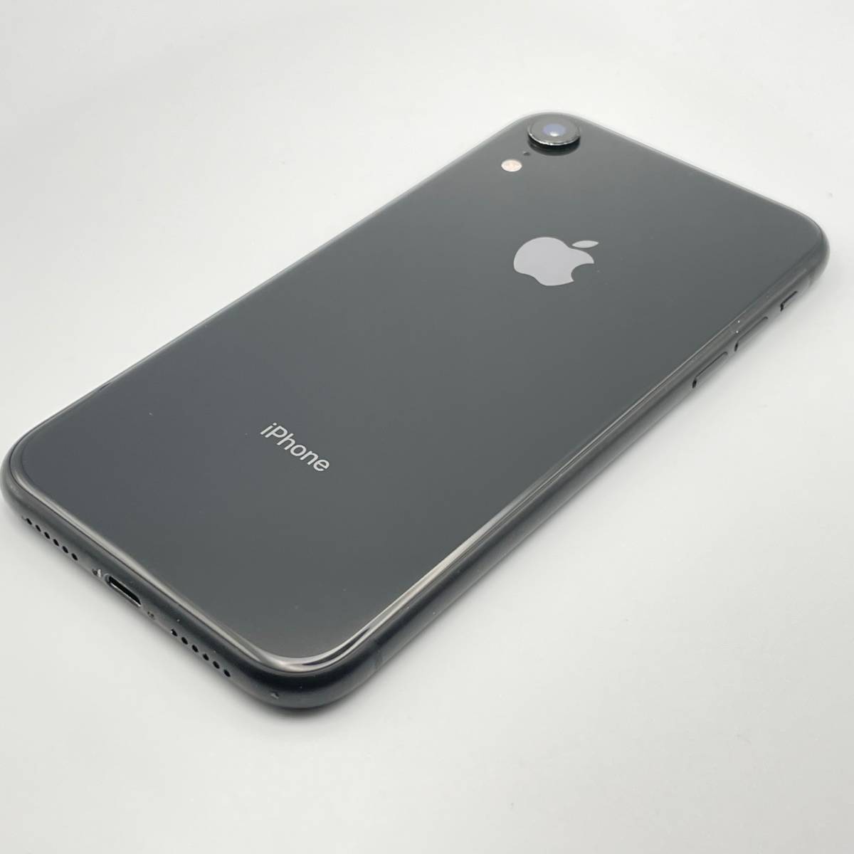 中古品 Apple アップル iPhone XR 64GB ブラック SIMロック解除済み