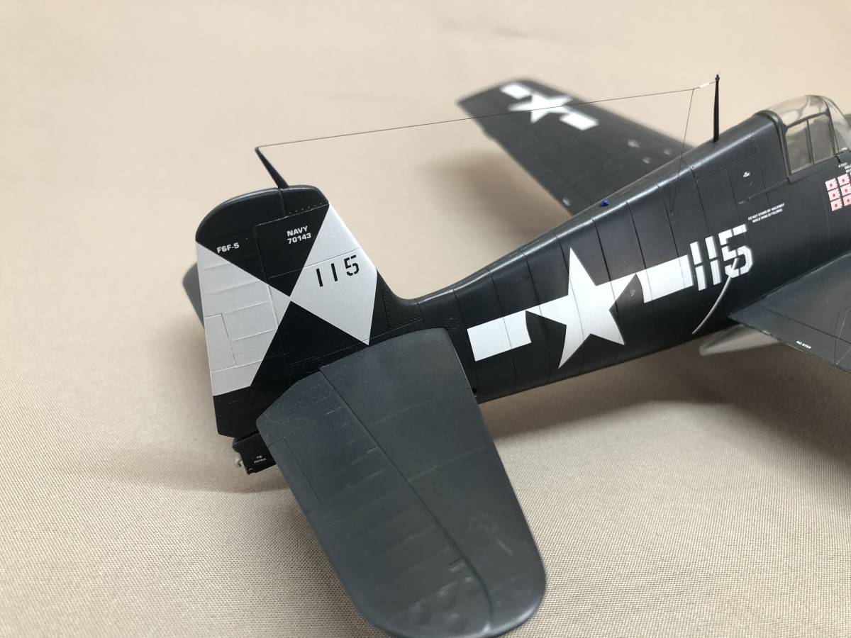 1/48 アメリカ海軍 F6F-5E ヘルキャット_画像5