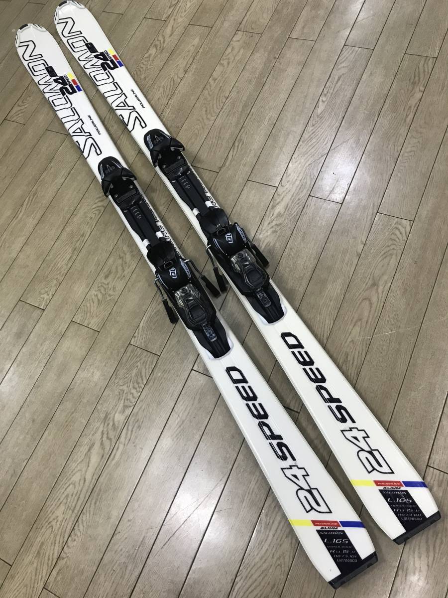 ☆★☆2023-24初雪セール!ALOMON 24 SPEED 165ｃｍ /BIND SALOMON L10/　サロモンスキー板/人気モデル/程度良好品_画像3