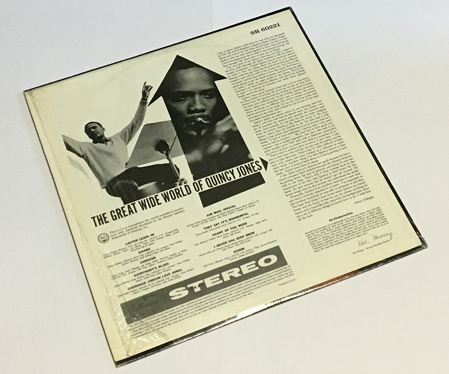 LP［クインシー・ジョーンズ／The Great Wide World Of Quincy Jones］us シュリンク有り_画像2