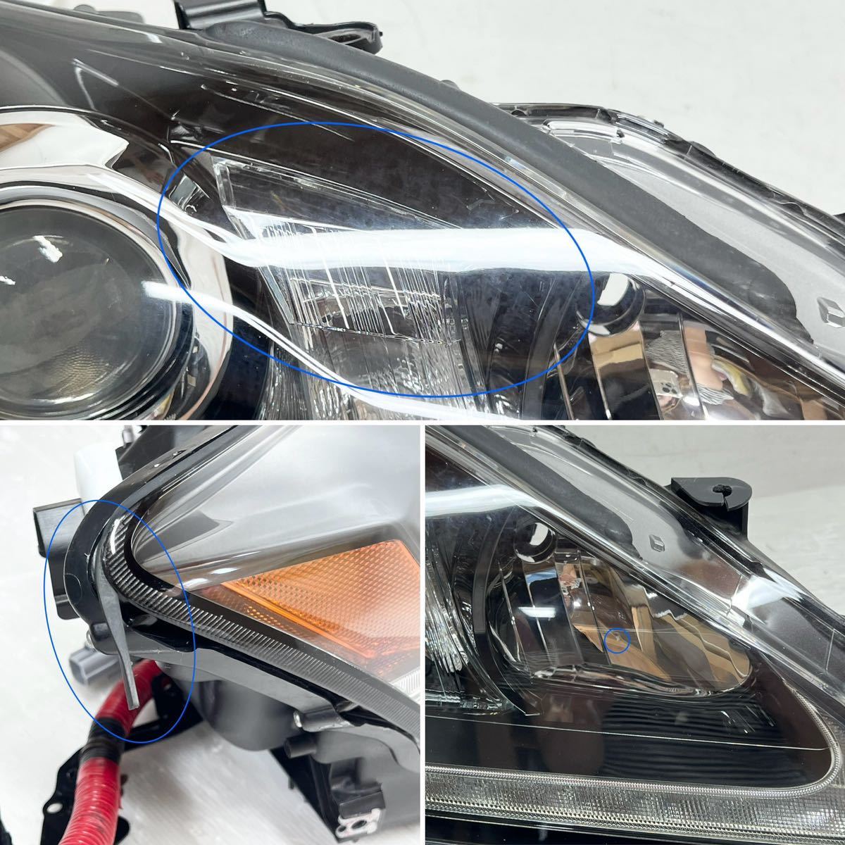 送料込 即決 レクサス IS USE20/GSE20 後期 純正 HID 右 ヘッド 送料込 即決 レクサス IS USE20/GSE20 後期 純正 HID 右 ヘッド