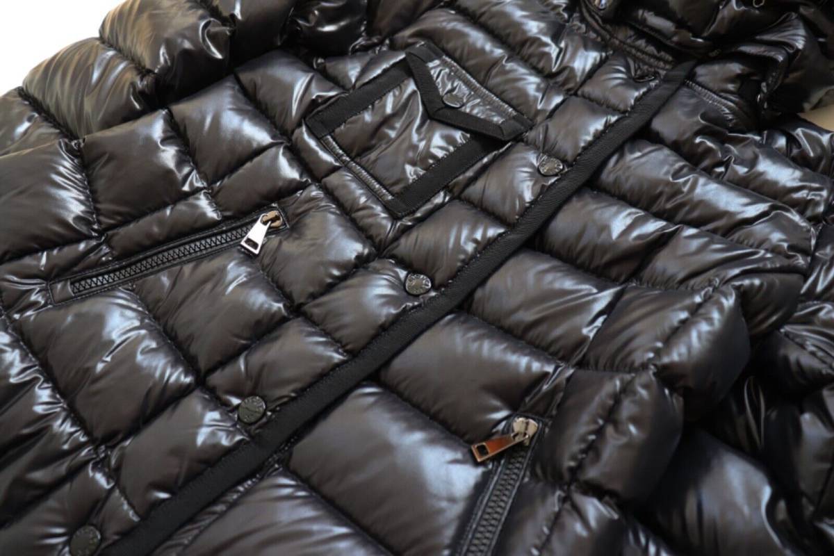 Mサイズ【未使用】MONCLER ARMOISE TG2　ブラック　黒色　正規品　◆定価35万円◆　大人気ロングコート ダウンジャケット_画像5