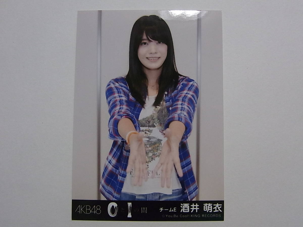 SKE48 酒井萌衣「０と１の間」劇場盤 特典生写真★AKB48_画像1