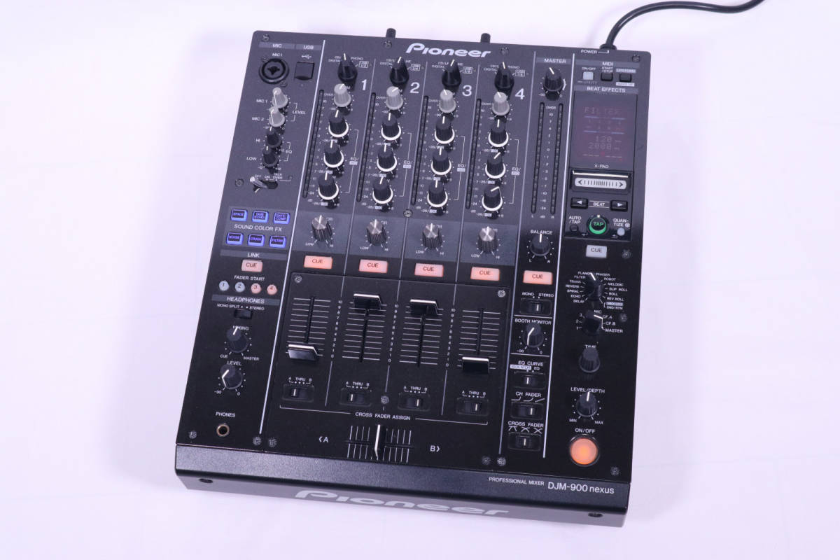 良品・動作確認済み パイオニア Pioneer DJ 4ch ミキサー DJM-900NXS _画像2