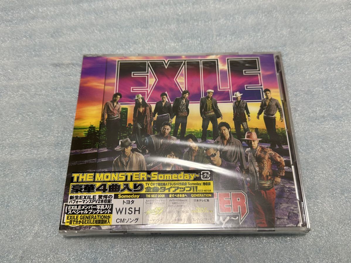 未開封　EXILE CD「THE MONSTER～Someday～(CD+DVD)」_画像1
