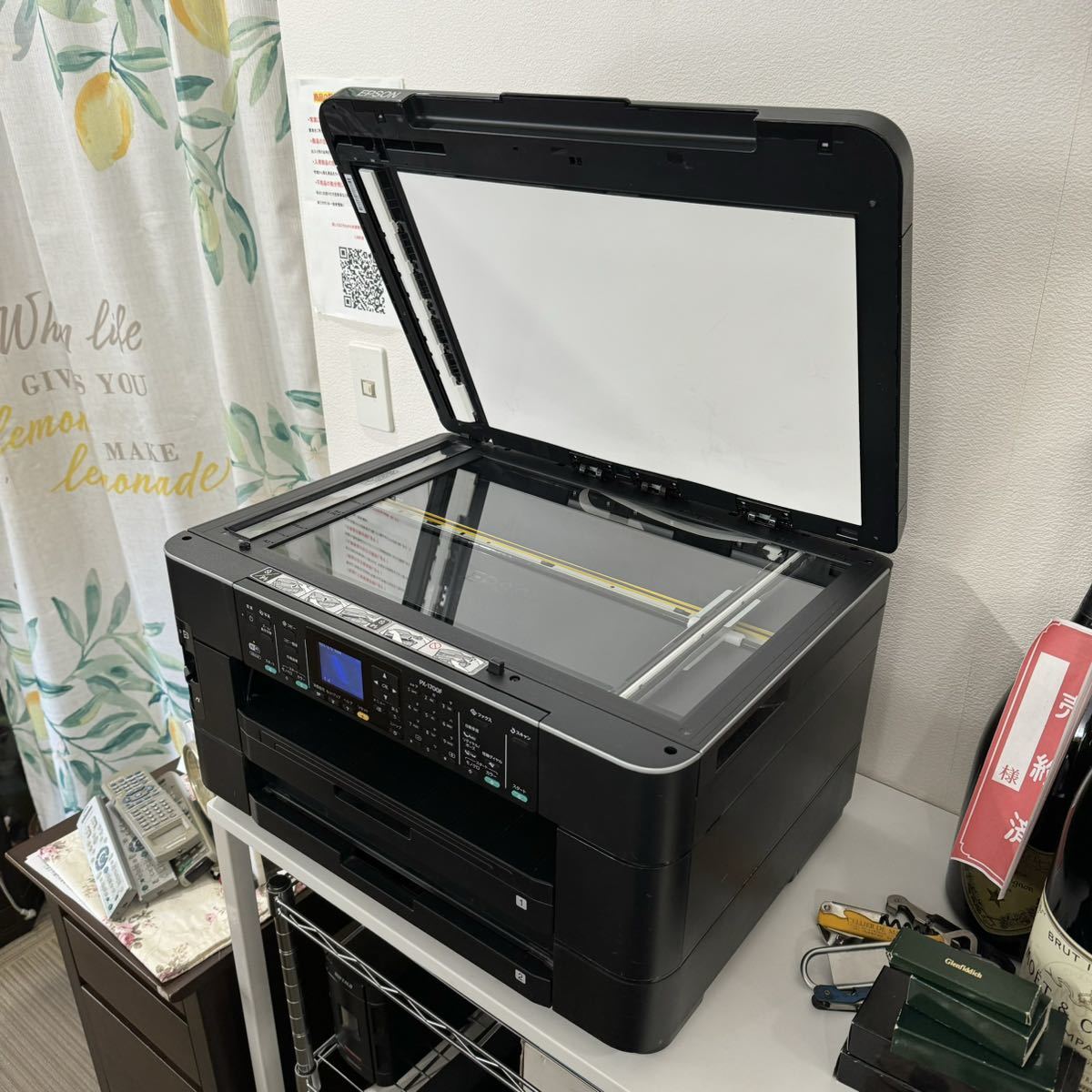 【動作OK】EPSON★エプソン★FAX複合機★インクジェットプリンター★PX-1700F★A3ノビ★2013年製★無線LAN接続可能★ビジネス_画像2