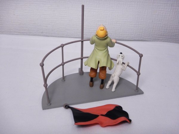 5908 希少☆ タンタンの冒険 タンタン＆スノーウィ フィギュア tintin L’OREILLE CASSE カッセ ミニ フィギュア コレクション_画像6