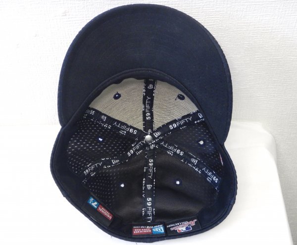 5886 ３点セット☆ ニューエラ ベースボール キャップ ヤンキース レッドソックス エンゼルス NEW ERA タバコ臭あり_画像4