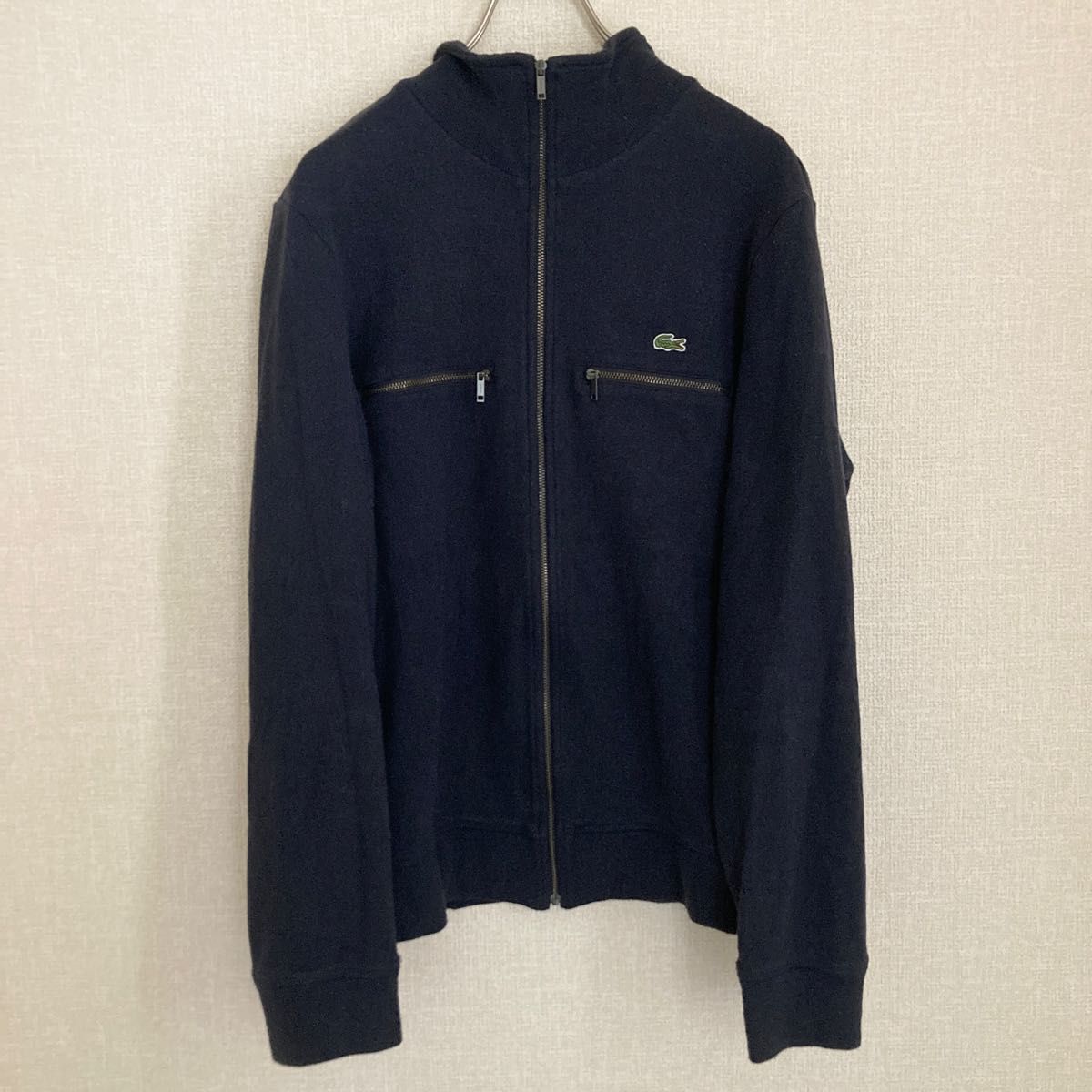 【完売品】LACOSTE ラコステ　ジップアップブルゾン　スウェット　サイズ4