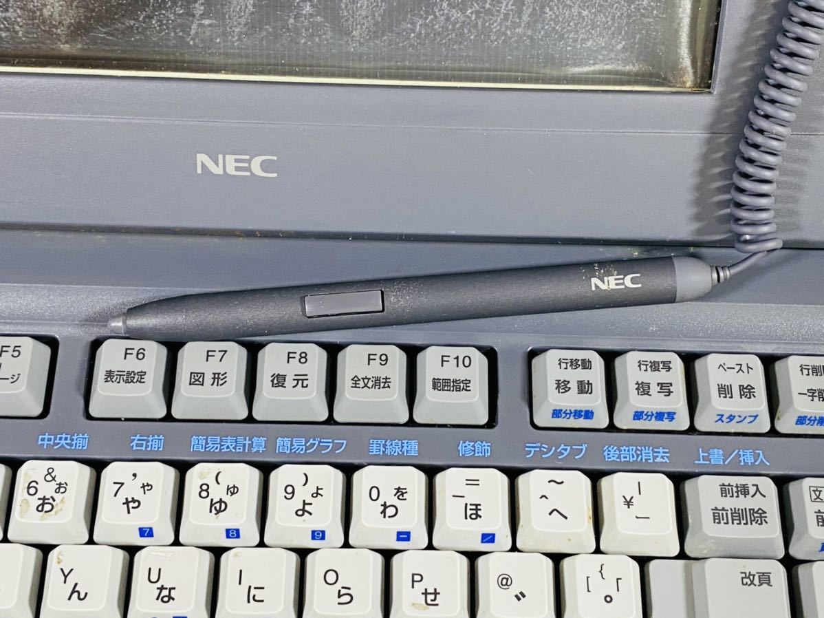 ジャンク NEC ワープロ 文豪color JX5500AC パーソナル
