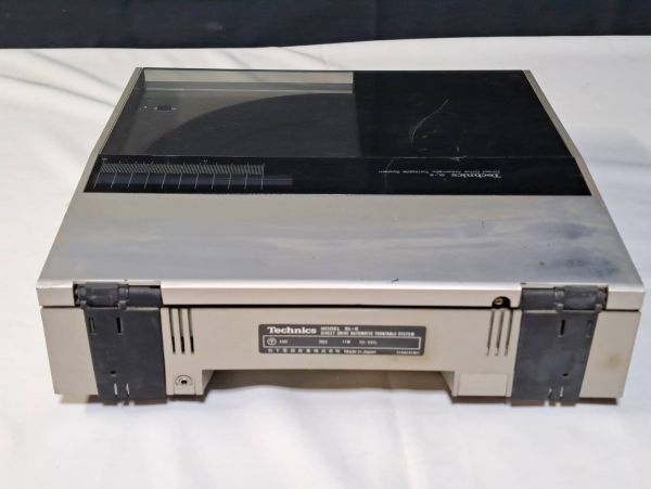 W : 当時物 昭和レトロ Technics テクニクス オートマティックターンテーブル SL-6 レコードプレーヤー 通電・回転動作確認済_画像5