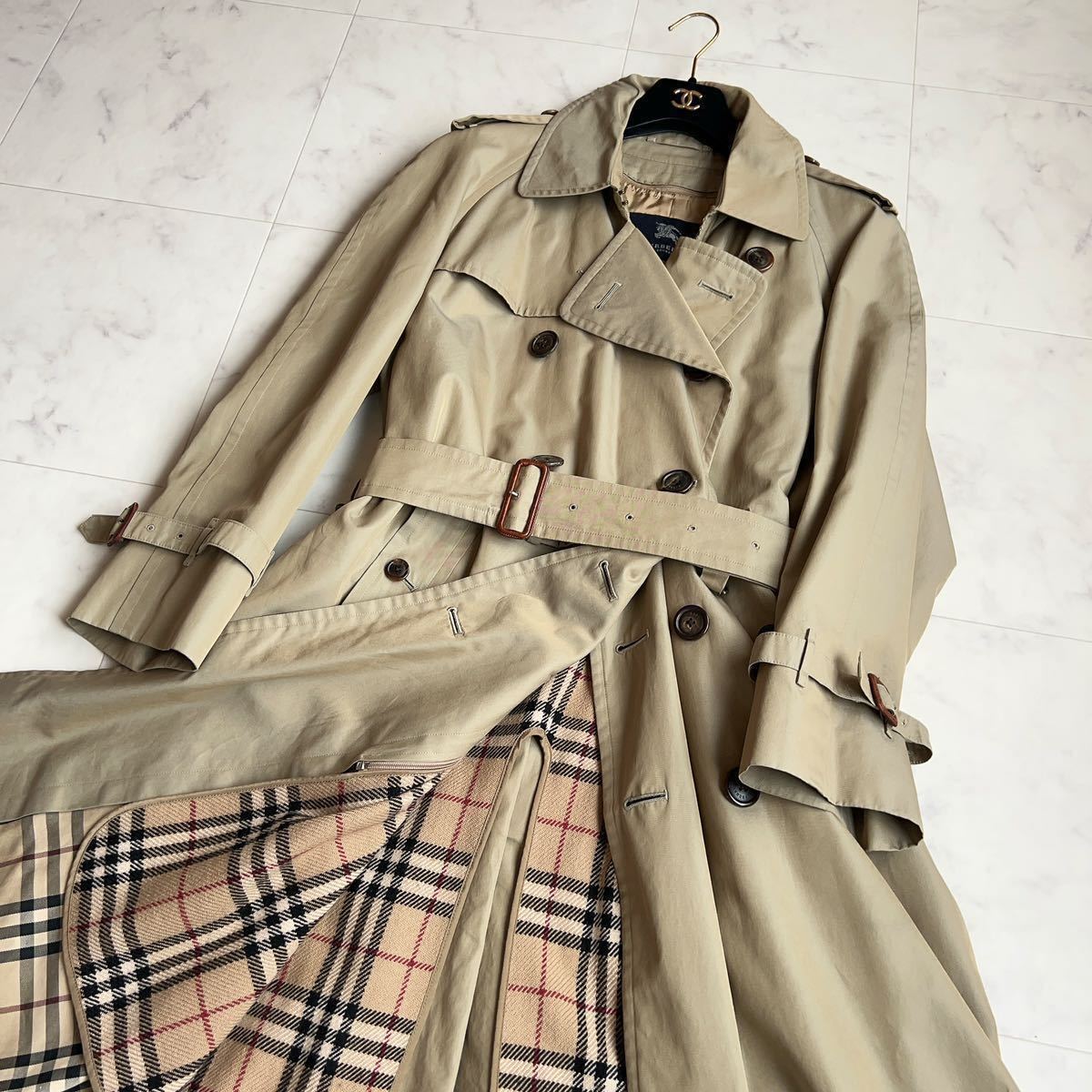 希少玉虫カラー】BURBERRY LONDON バーバリーロンドン 高級カシミヤ