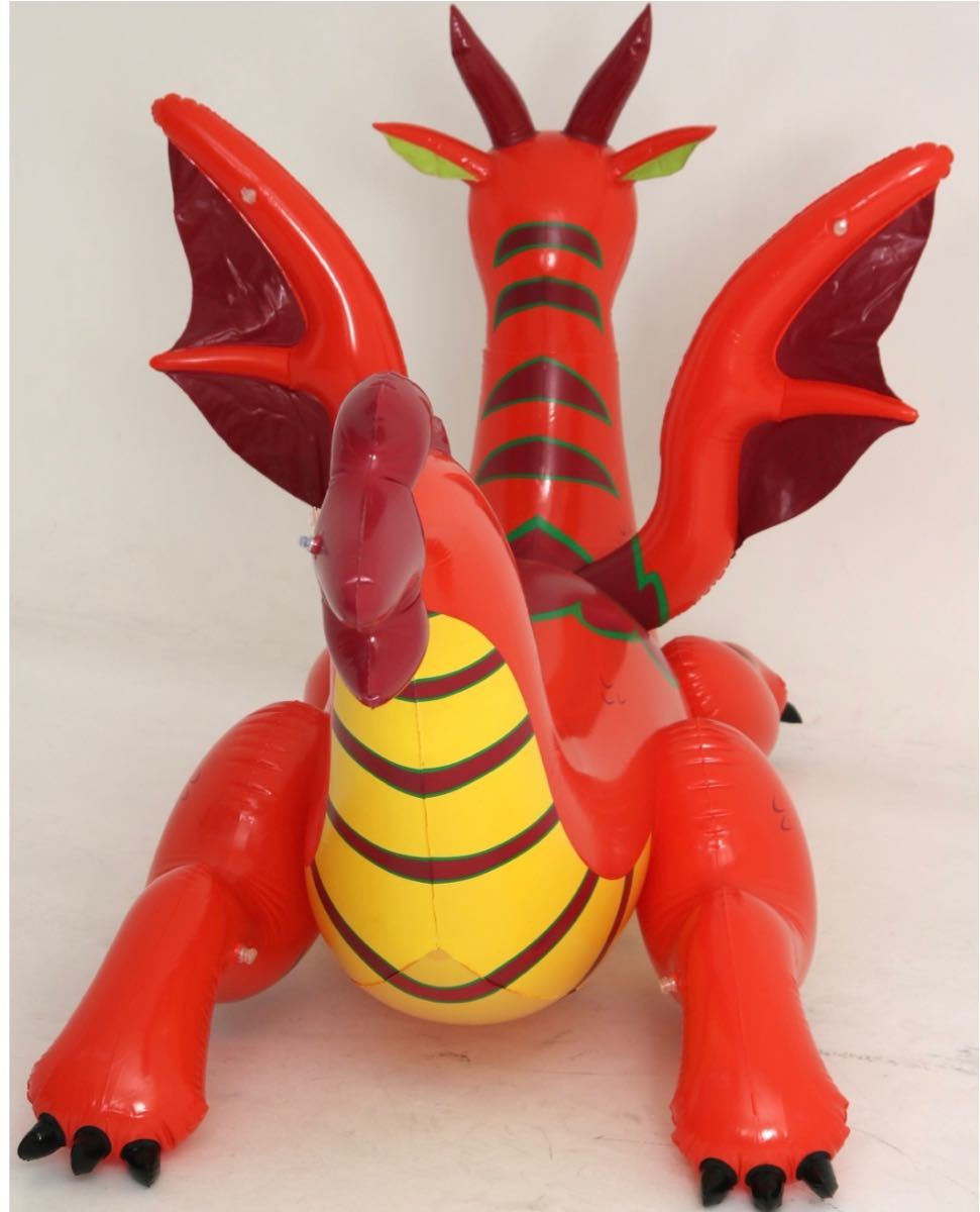 Amazon.co.jp: ドラゴン レッド ツヤあり フロート 空気ビニール