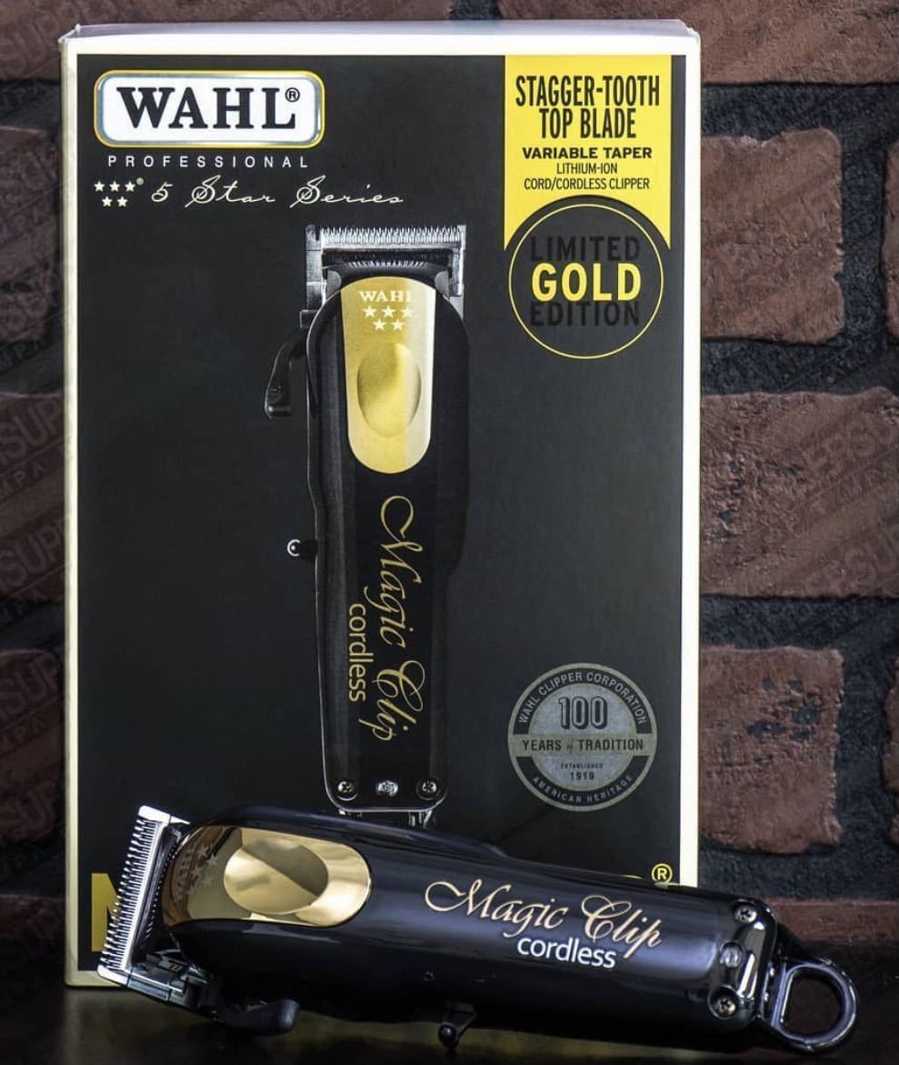 Wahl ウォール 5Star Magic Clip ブラック＆ゴールド　レア_画像1