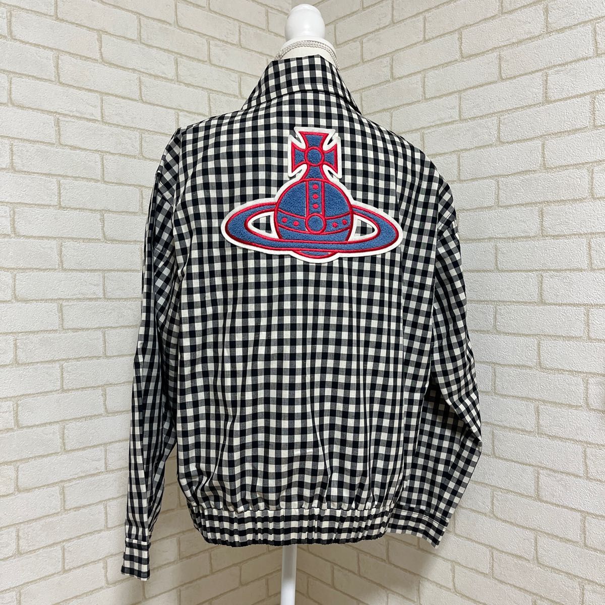 Vivienne Westwood 新品 オーブ ワッペン ギンガムチェック Vivienne Westwood 新品 オーブ ワッペン ギンガムチェック