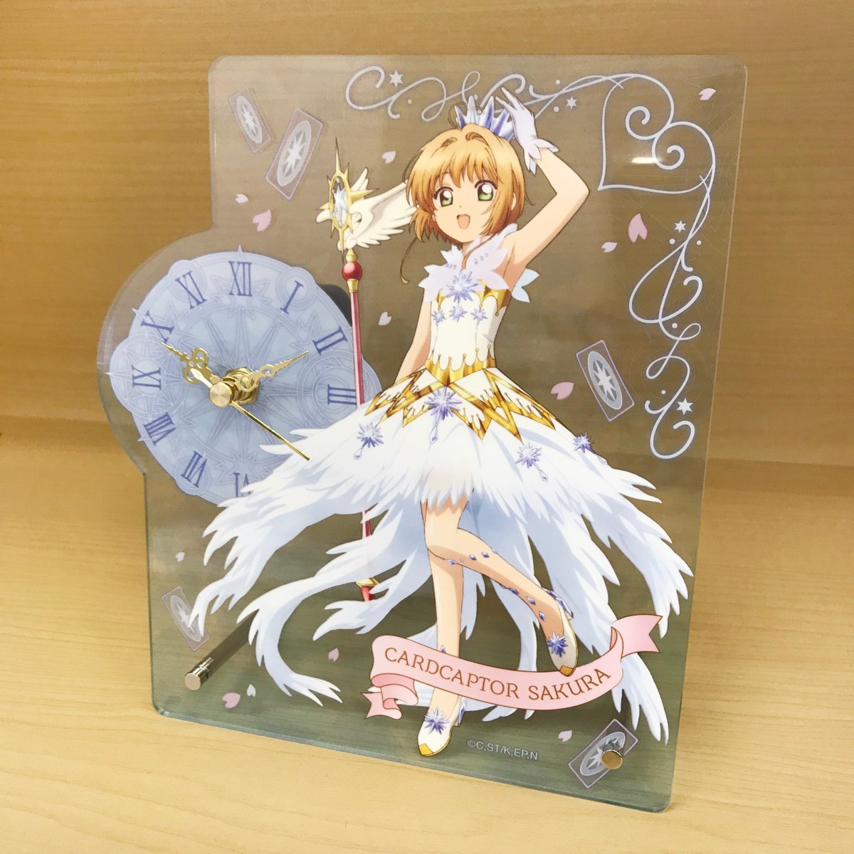 【【免費送貨】】Card Captor Sakura Clear Card亞克力時鐘vol.1    原文:【【送料無料】】 カードキャプターさくら クリアカード編 アクリルクロック vol.1 