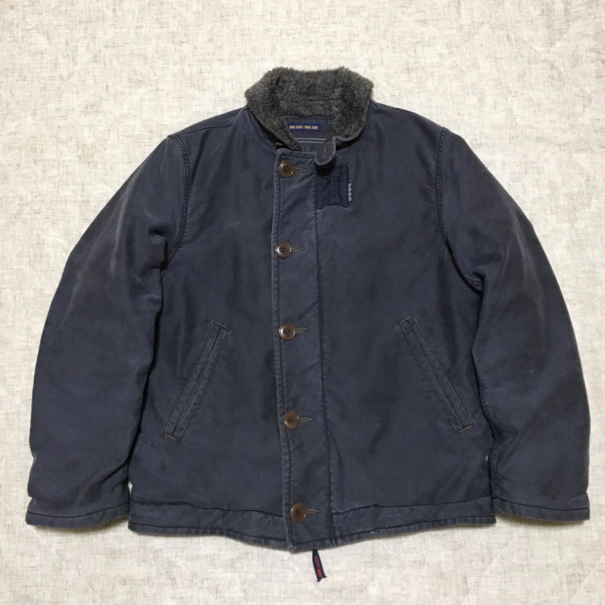 BLUE BLUE ブルーブルー N-1 デッキジャケット ジャーマンクロス BLUE BLUE ブルーブルー N-1 デッキジャケット ジャーマンクロス