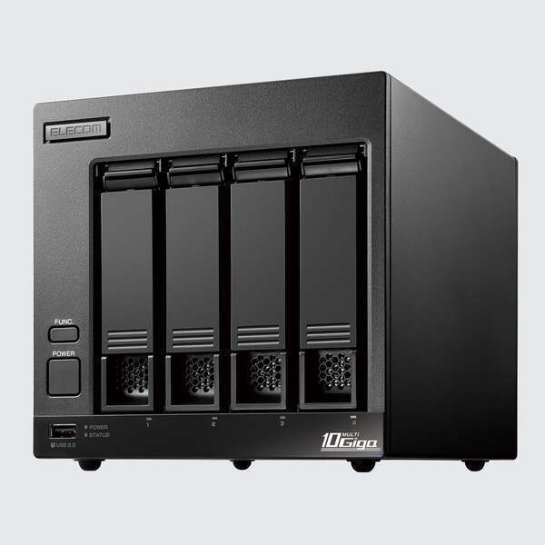 4ベイデスクトップ型NAS 16TB(4TBx4台) Windows Server IoT 2022 for Storage Workgroup Edition搭載: NSB-74D16TW22_画像1