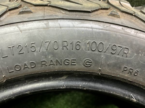 18年製　BF/グッドリッチ　オールテーレン　T/A　KO2　215/70R16　2本　7.8ｍｍ　溝あり　_画像6