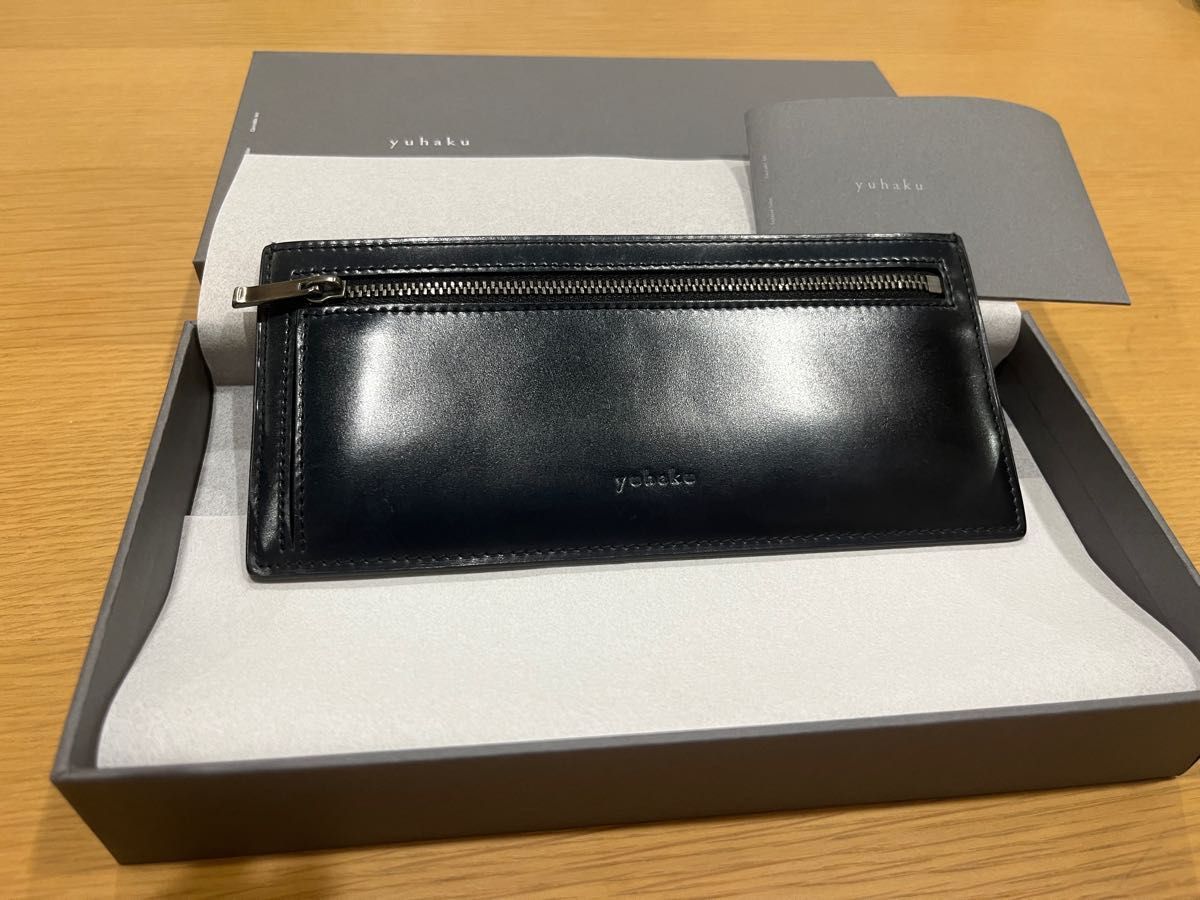 yuhaku ユハク YAC121 コードバン 長財布 札入れ ブルー|Yahoo yuhaku ユハク YAC121 コードバン 長財布 札入れ ブルー|Yahoo