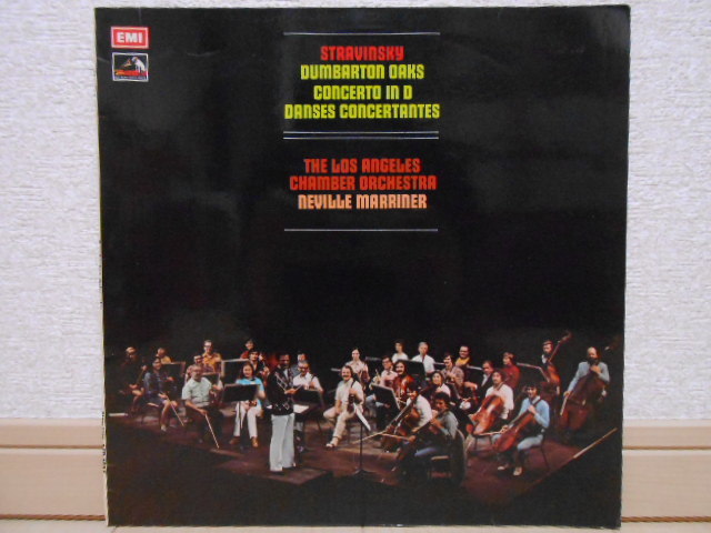 英HMV ASD-3077 マリナー ストラヴィンスキー ダンバートン・オークス 協奏的舞曲 オリジナル盤 MARRINER_画像1