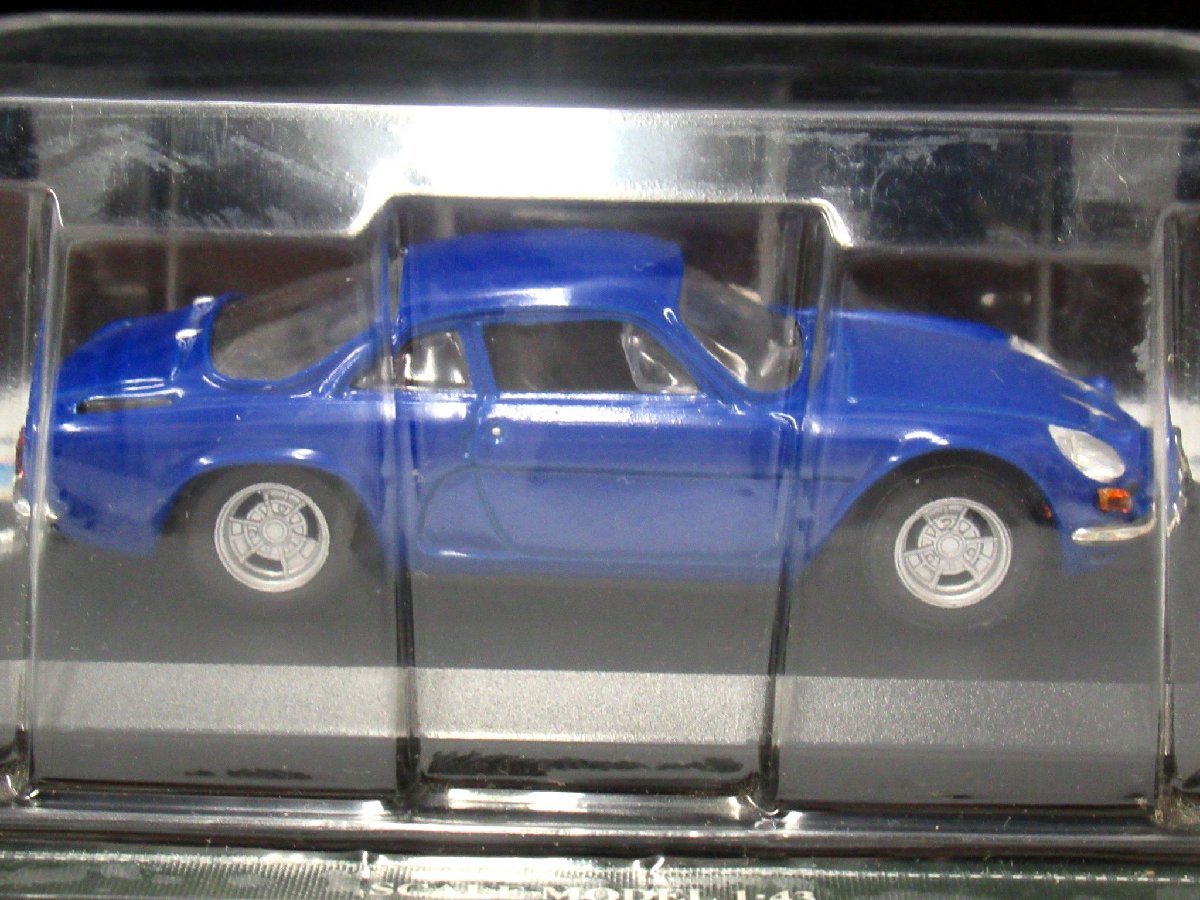 ■未使用 未開封品 ミニカー RENAULT ALPINE ルノー アルピーヌ ブルー系 1/43 K11737_画像2