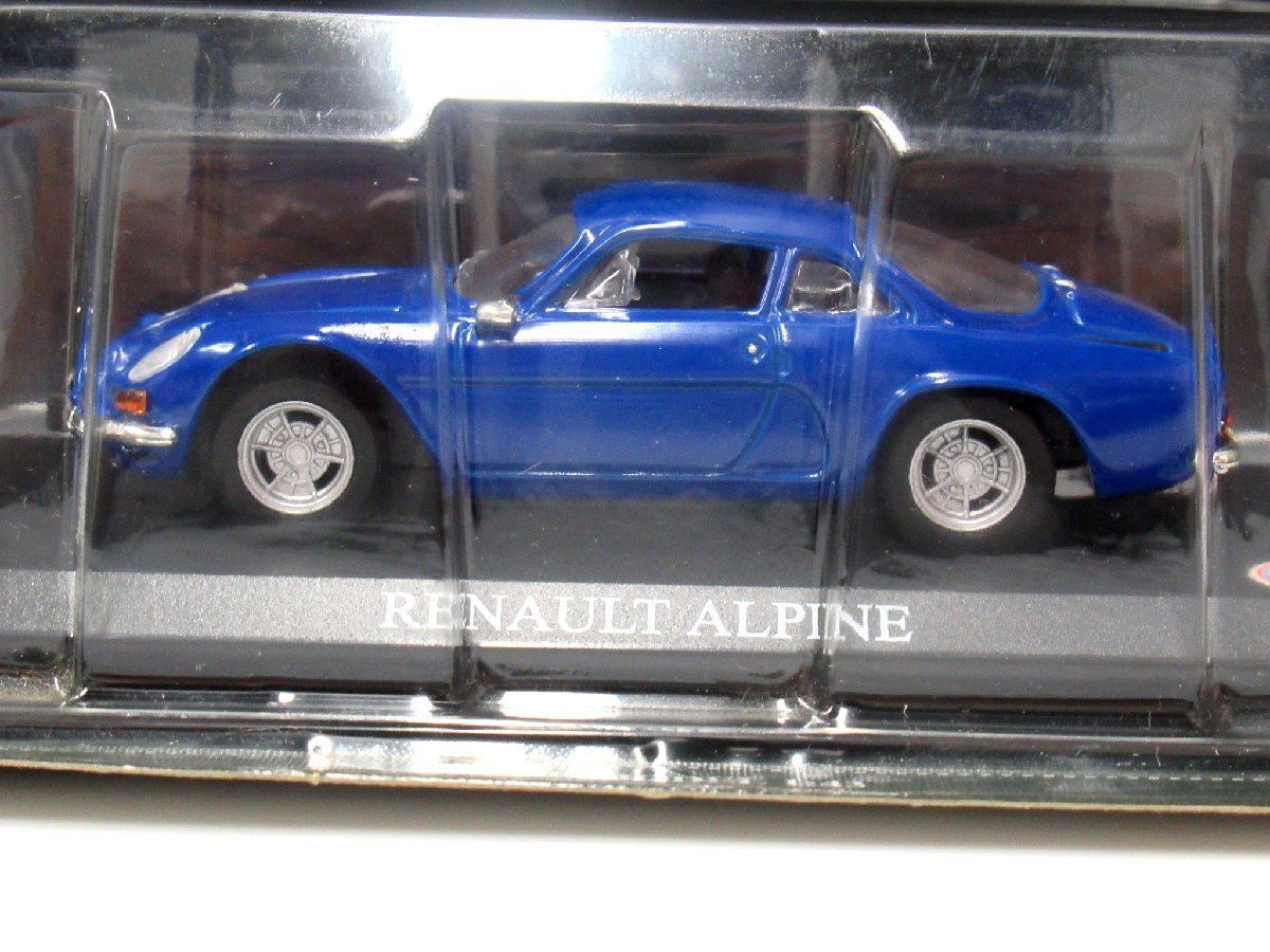 ■未使用 未開封品 ミニカー RENAULT ALPINE ルノー アルピーヌ ブルー系 1/43 K11737_画像3