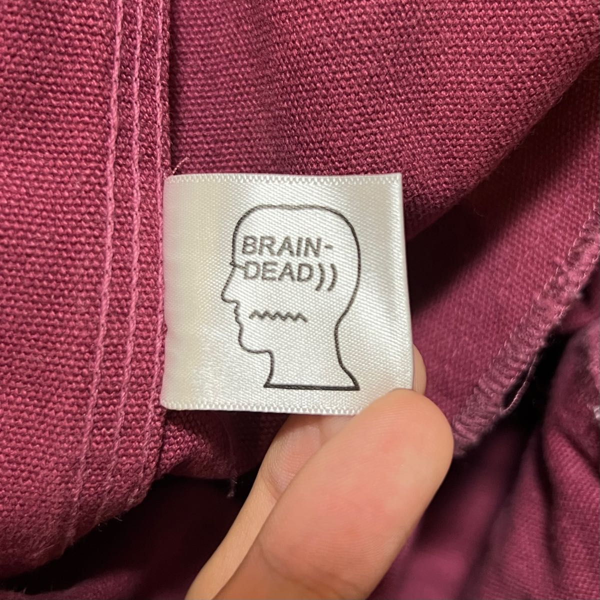 BRAIN DEAD ペインターパンツ パープル リメイク