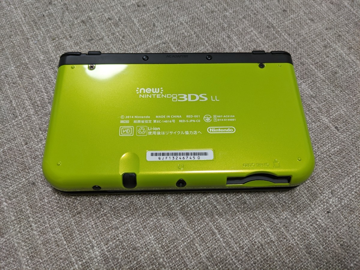 Newニンテンドー3DS LL ライム×ブラック+storksnapshots.com
