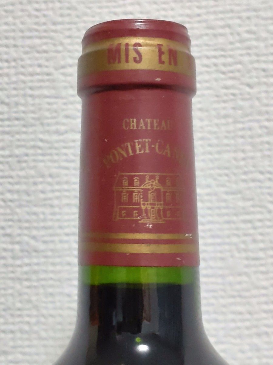 【5/19まで値引き】シャトー・ポンテ・カネ　1998　フランスボルドー赤ワイン フルボトル