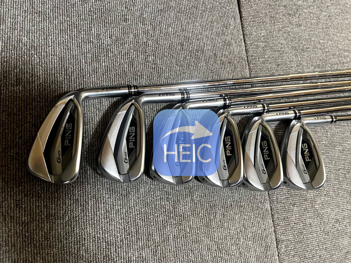 待望☆】 PING ピン G425 NSPRO 950GH NEO フレックスS 黒ドット 6本 5