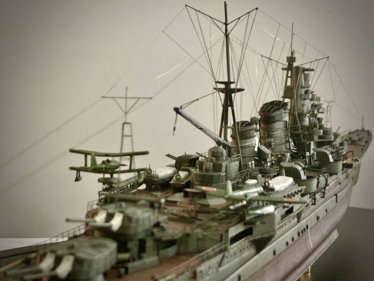 AOSHIMA 1/350　Full detail up specification　『妙高』専用アクリルケースデータ表付属　艦船製作完成品_画像4