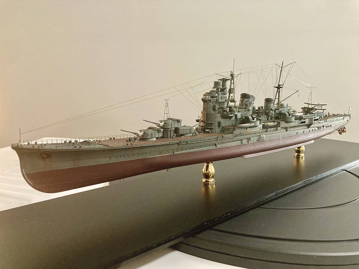 AOSHIMA 1/350　Full detail up specification　『妙高』専用アクリルケースデータ表付属　艦船製作完成品_画像10