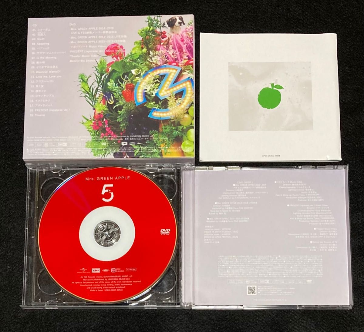 Mrs GREEN APPLE アルバム 5(初回盤)CD DVD ミセスグリーン Mrs GREEN APPLE アルバム 5(初回盤)CD DVD ミセスグリーン
