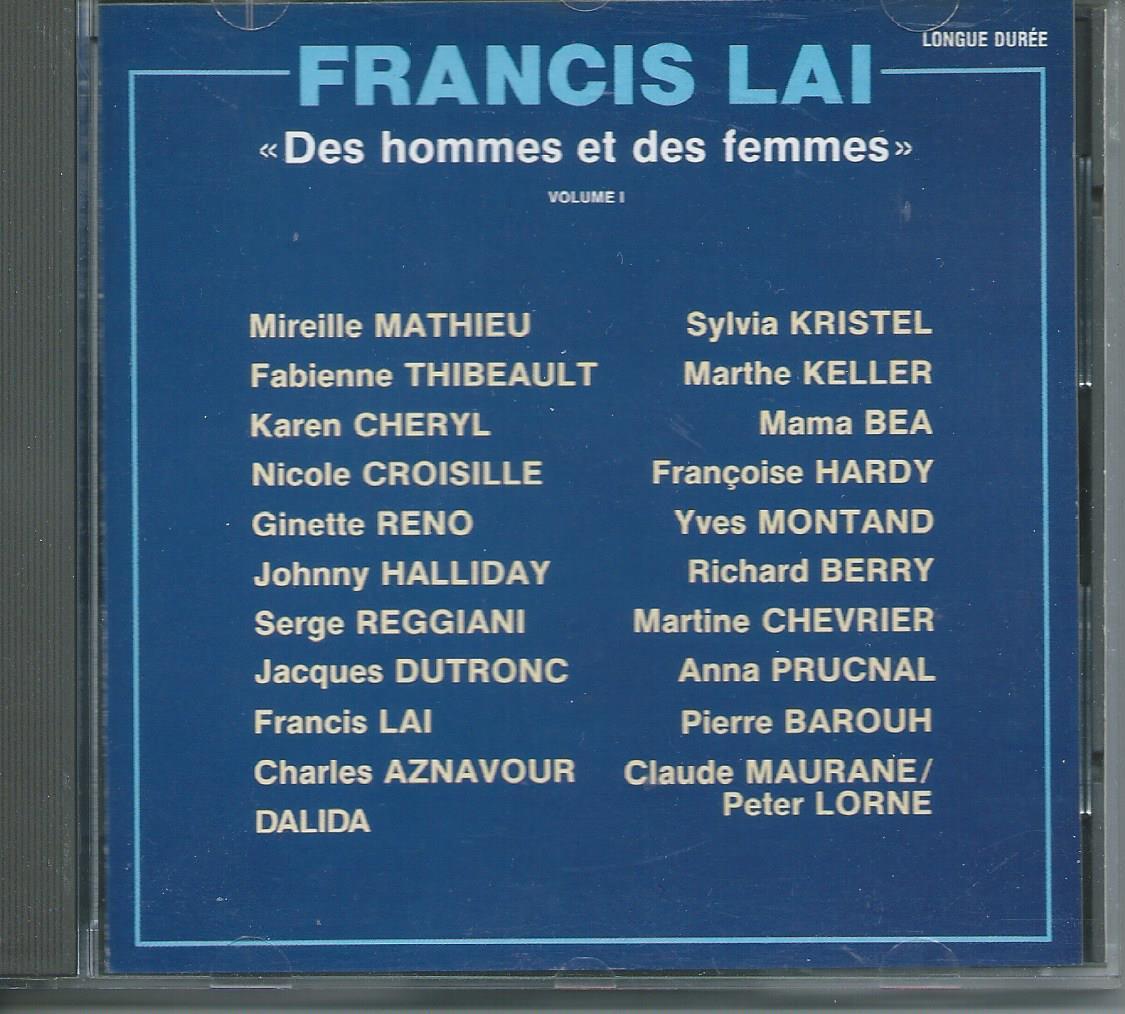 Des hommes et des femmes:FRANCIS LAI/シャルルアズナブール、イヴモンタン他