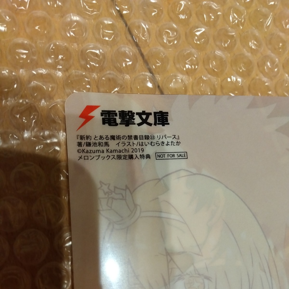  Dengeki Bunko [ new approximately certain ... prohibited literature list Rebirth ] melon books limitation buy privilege yes . Lucky ... not for sale clear file 