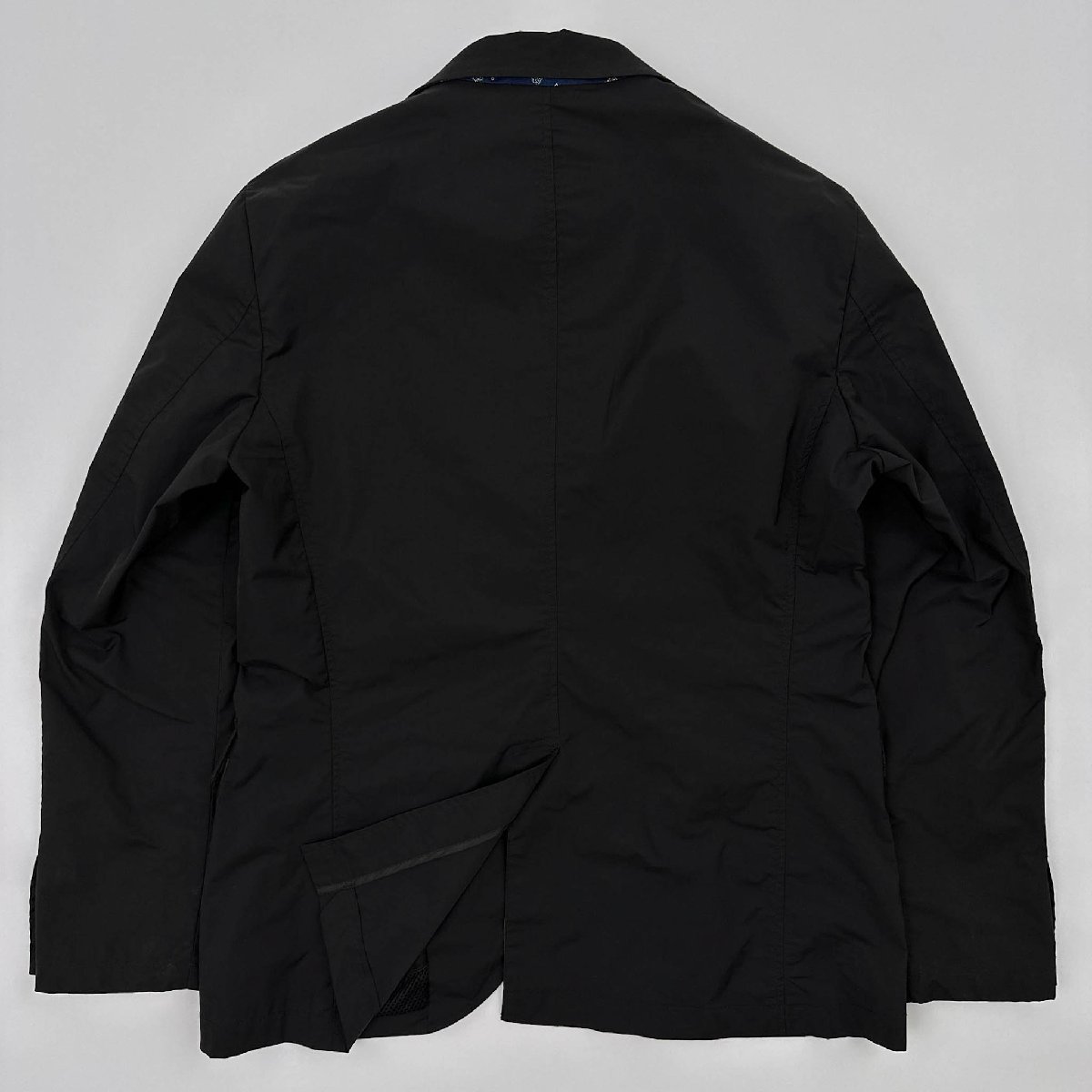 上下◆G-STAGE 多機能 セットアップ サマースーツ テーラードジャケット スラックスパンツ ( 48/50 ) 黒 ブラック 軽量 シャカシャカ生地_画像7