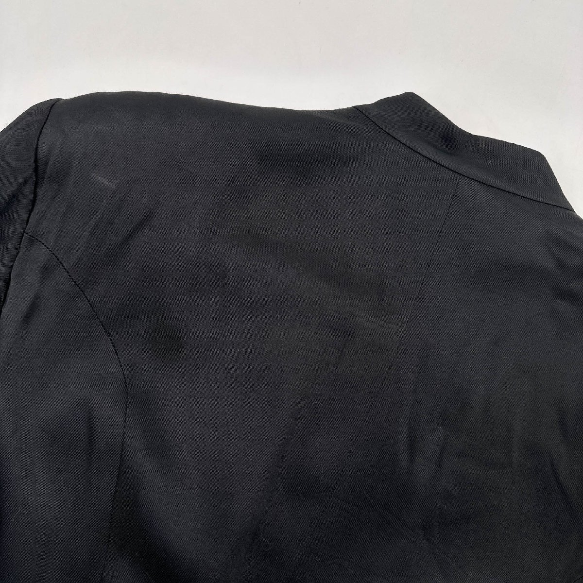 HOMME DE NUIT TOKIO KUMAGAI オムドゥニュイ トキオクマガイ スタンドカラー ジャケット シャツ Mサイズ/ブラック/メンズ 日本製_画像8
