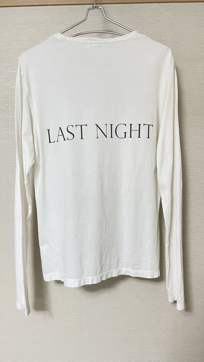 LAD MUSICIAN ラッドミュージシャン LAST NIGHT L/S 長袖 Tシャツ 白 44 トップス メンズ_画像2