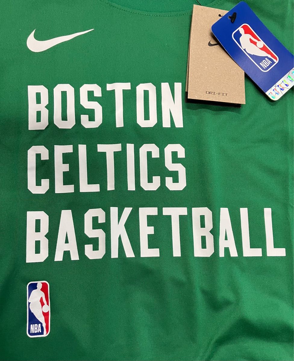 新品　日本未発売　NBA ボストン　セルティックス　tシャツ　ウォームアップ　ナイキ　テイタム　ブラウン　ユニフォーム　セルツ