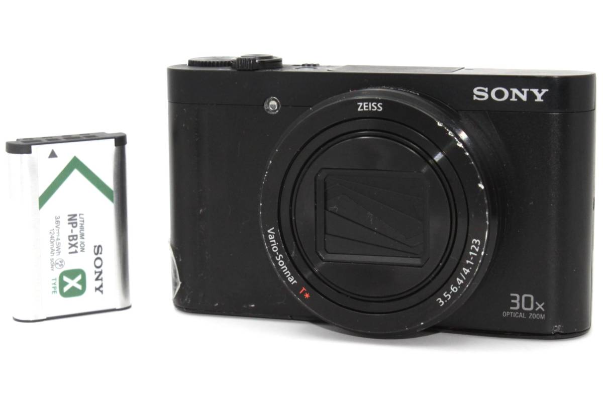 ★実用品★ソニー SONY Cyber shot DSC-WX500 ブラック コンパクトデジタルカメラ L1100#1460