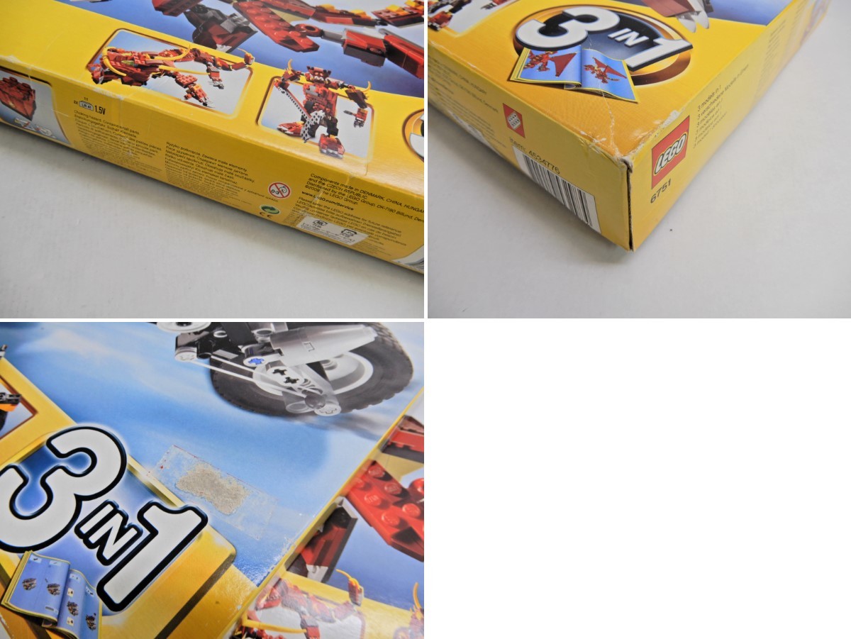 067Z745☆【未開封品】LEGO/レゴ Creator/CITY/minecraft 4個セット