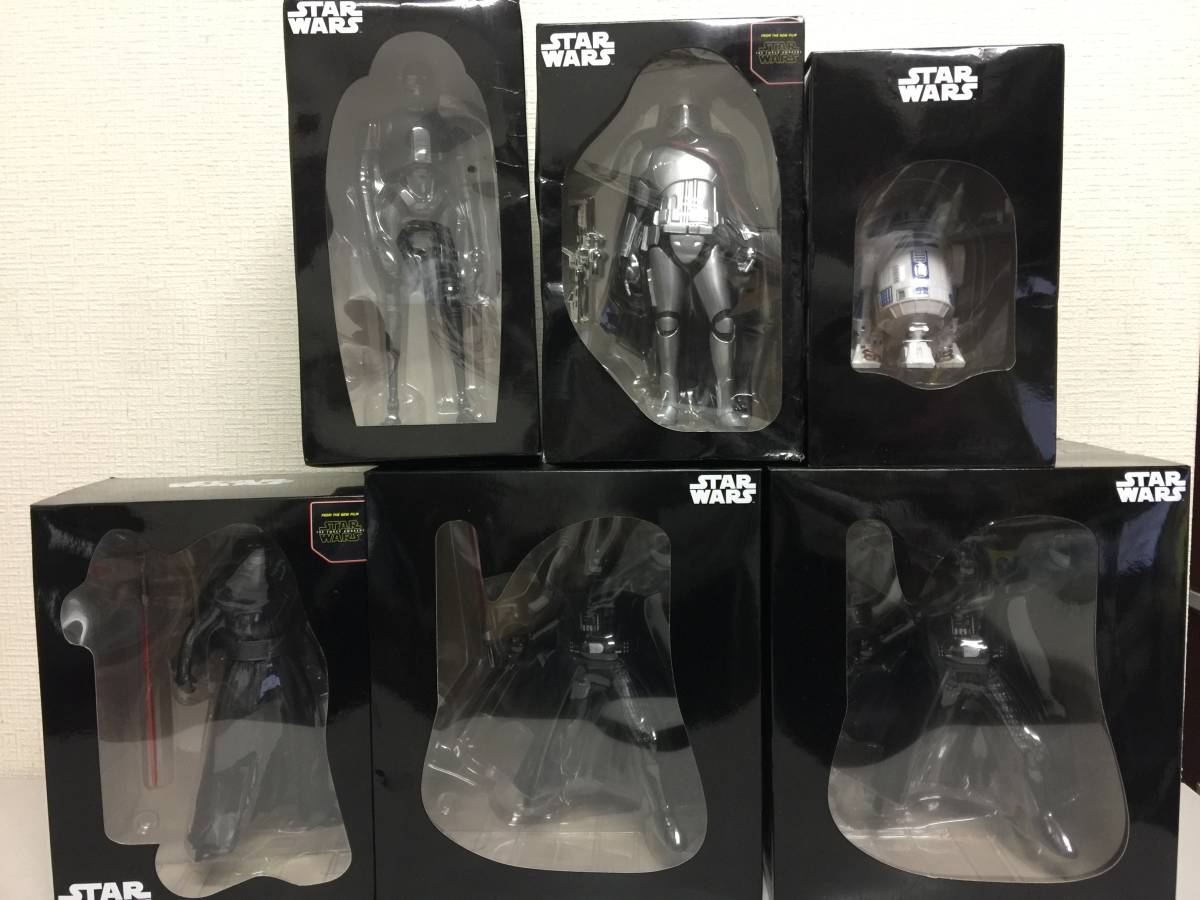 STAR WARS　スターウォーズ　フォースの覚醒　プレミアム 1/10スケール　フィギュア　6点セット　まとめ　未開封　　　　G3.4_画像1