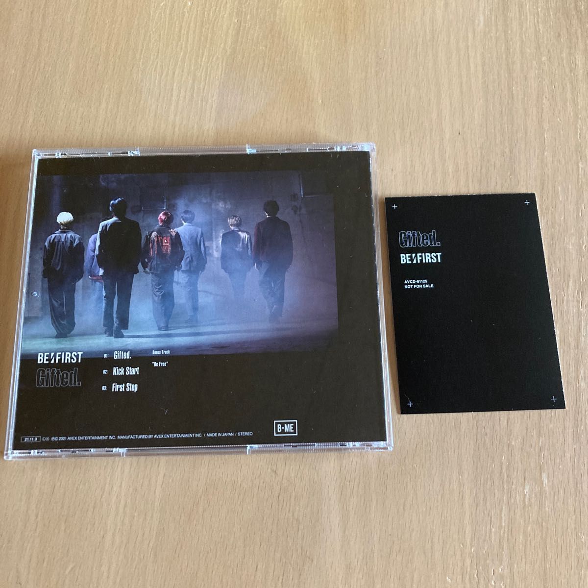 初回生産限定盤 (取) トレカC ボーナストラック収録 BE:FIRST CD/Gifted. 